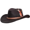 OUTBACK TRADING High Country Tanbark Wool Hat (1328-TBK) - Outback Trading