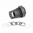 YANKEE HILL MACHINE Mini QD 9mm 5/8x24 Muzzle Brake (YHM-3109-1MB-24A) - Yankee Hill Machine