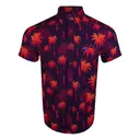 RETRO RIFLE Coastal Palm Orange/Purple/Red Medium Shirt (COASTALPALM-M) - Retro Rifle