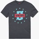 VIKTOS Patriot Shield Charcoal Heather Tee (18160) - Viktos