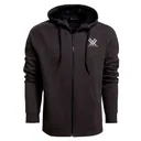 VORTEX Men's Core Logo Full Zip Comfort Charcoal Heather Hoodie (221-33-CHH) - Vortex