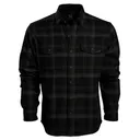 VORTEX Men's Timber Rush Flannel Black LS Shirt (220-14-BLK) - Vortex
