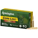 REMINGTON Core-Lokt Copper 243 Win 85 Grain 20rd/Box Rifle Ammo (R27856) - Remington