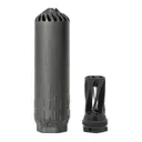 HUXWRX Flow 6K Black Suppressor 5/8x24 With Flash Hider (3219) - HUXWRX
