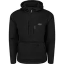 DRAKE Ultimate Wader Quarter Zip Black Hoodie (DW7420-BLK) - Drake