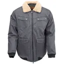 OUTBACK TRADING Ezra Iron Grey Aviator Jacket (29872-IRN) - Outback Trading
