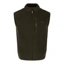 DRAKE Camp Fleece Kalamata Olive Vest (DW1603-KMO) - Drake