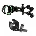 TRUGLO Veros 5-Pin Black Hunting Sight w/ EZ-Rest Arrow Rest (TG5105B+TG615B) - Truglo