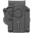 BULLDOG CASES Max Multi-Fit Right Hand Black Polymer Holster w/ Paddle (MX-001) - Bulldog Cases