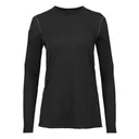HOT CHILLYS Women's Clima-Tek Black Crewneck Top (HC5608-101) - Hot Chillys