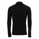 HOT CHILLYS Men's Micro-Elite XT Black/Grey Zip-T Top (HC9845-107) - Hot Chillys