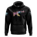 WE THE PEOPLE HOLSTERS Ice Cream AK Black Hoodie (HOODX-K_0222-L-FL) - We The People Holsters