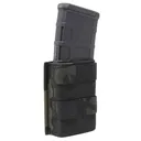 ESSTAC Single 5.56 Multicam Black Midlength KYWI Pouch w/ Webbing (556.S.M-2xFLM-MLBLK) - Esstac