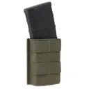 ESSTAC Single 5.56 Ranger Green Midlength KYWI Pouch w/ Webbing (556.S.M-2xFLM-RG) - Esstac