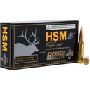 HSM Trophy Gold 300 Weatherby Magnum BTHP 185 GR 20Rds Rifle Ammo (BER300WBY185) - Hsm