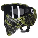 HK ARMY HSTL Fracture Black/Olive Paintball Mask with Smoke Thermal Lens (77100006) - Hk Army
