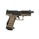 WALTHER PDP Pro SD Compact 9mm 4.6in Two-Tone Tan OR Semi-Auto Pistol (2877520) - Walther Arms