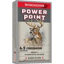 WINCHESTER AMMO Power-Point SX 6.5 Creedmoor 140 20rd/Box Rifle Ammo (X652) - Winchester