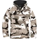 BRANDIT INDIVIDUAL WEAR Men's Windbreaker Urban Fleece-Lined Quarter Zip Pullover (3001-12015) - Brandit Individual Wear