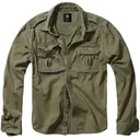 BRANDIT INDIVIDUAL WEAR Men's Rugged Olive Long Sleeve Shirt (9373-15001) - Brandit Individual Wear