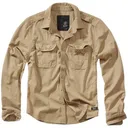 BRANDIT INDIVIDUAL WEAR Men's Rugged Camel Long Sleeve Shirt (9373-20070) - Brandit Individual Wear