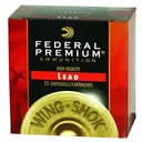 FEDERAL Wing-Shok High Velocity 12 Gauge 2.75in #4 Lead Ammo, 25 Round Box (PF1544) - Federal Ammo
