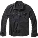 BRANDIT INDIVIDUAL WEAR Men's Rugged Black Long Sleeve Shirt (9373-11002) - Brandit Individual Wear