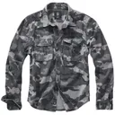 BRANDIT INDIVIDUAL WEAR Men's Rugged Grey Camo Long Sleeve Shirt (9373-12222) - Brandit Individual Wear