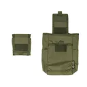 GRITR Tactical Molle Dump Pouch, Foldable Dump Bag for Belts, OD Green - Gritr