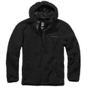 BRANDIT INDIVIDUAL WEAR Men's Hooded Fleece Full Zip Black Jacket (5024-11002) - Brandit Individual Wear