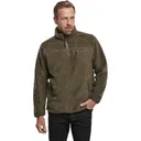 BRANDIT INDIVIDUAL WEAR Men's Fleece Quarter Zip Olive Jacket (5022-15001) - Brandit Individual Wear