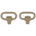 GROVTEC Heavy Duty Push Button Flat Dark Earth Swivel Set (GTSW253) - GrovTec