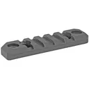 GROVTEC M-LOK 5-Slot Black Picatinny Rail w/ QD Push Button Base (GTSW241) - GrovTec