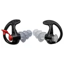 SUREFIRE EP4 Sonic Defenders Plus Medium Black 25 Pair Triple Flanged Filtered Earplugs (SUR-EP4-BK-MPR-BULK) - SureFire