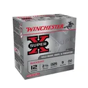 WINCHESTER AMMO Super-X Buckshot 12Ga 2.75in 9 Pellet 00 Buck Shotshell (XB1200VP25) - Winchester Ammo