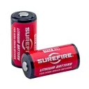SUREFIRE Shrink-Wrapped 123A Lithium Batteries - 65 Pairs in Clear Plastic Fishbowl w/ Lid (SF2-SW-BULK) - SureFire