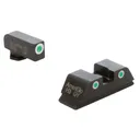 AMERIGLO Classic Series Green Tritium White/Green Tritium Black Night Sight Set For Walther PDP (WA-119) - Ameriglo