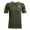 UNDER ARMOUR Men's Freedom Flag Marine OD Green/Desert Sand T-Shirt (1370810-390) - Under Armour