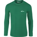 DRAKE Men's Icon Logo Green Long Sleeve Crew Shirt (DS9551-GRN) - Drake