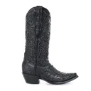 CORRAL Womens Black Full Inlay Snip Toe Boots (G1417-LD) - Corral