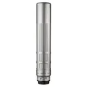 DEAD AIR ARMAMENT Nomax 33 Silver .33 Caliber Silencer w/ Xemax Adapter &  5/8-24 Muzzle Brake (NOMAX33XEMAXSIL) - Dead Air Silencers