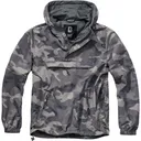 BRANDIT INDIVIDUAL WEAR Light Windbreaker Gray Camo Quarter Zip Pullover (3162-12222) - Brandit Individual Wear
