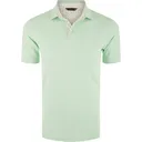 DRAKE Men's Pique Logo Cossamer Green Polo (DS4090-GSG) - Drake