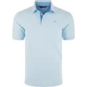 DRAKE Men's Pique Logo Nantucket Breeze Polo (DS4090-NNB) - Drake