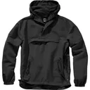 BRANDIT INDIVIDUAL WEAR Light Windbreaker Black Quarter Zip Pullover (3162-11002) - Brandit Individual Wear