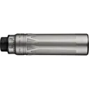 DEAD AIR ARMAMENT Nomad TI XC Direct Thread 1.76in Silver Grade 5 6A1-4V Titanium Suppressor (NOMADTIXCDTSIL) - Dead Air Armament