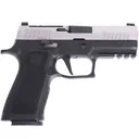 SIG SAUER P320 X-Series 9mm 3.9in 2-Tone Stainless 2x10rd Optic Ready Pistol (320XCA-9-TXR3P-R2-10) - Sig Sauer