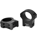 WARNE HyperLite 30mm Black High Matte Scope Rings (8515M) - Warne