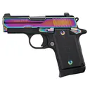 SIG SAUER P938 9mm 3in 7rd Rainbow Titanium Single-Action Pistol (938-9-RBT2-AMBI) - Sig Sauer