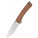 QSP Osprey 4.25in Brown Micarta Ball Bearing Pocket Knife (QS139-A-Osprey) - Qsp